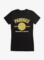 Parks And Recreation Pawnee Non-Essential Employee Girls T-Shirt