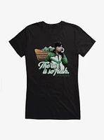 Parks And Recreation Fresh Air Disgusting Girls T-Shirt