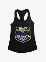Parks And Recreation Burt Macklin Badge Girls Tank