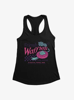 Parks And Recreation Friends Waffles Work Girls Tank