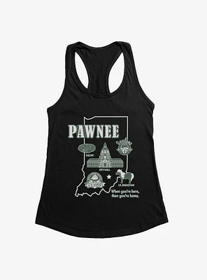 Parks And Recreation Pawnee Map Girls Tank