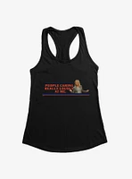 Parks And Recreation People Caring Loudly Girls Tank