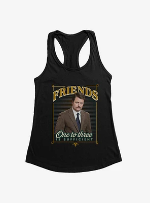 Parks And Recreation Sufficient Friends Girls Tank