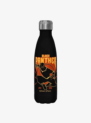 Marvel Black Panther Warrior Prince Stainless Steel Water Bottle