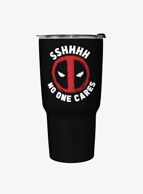 Marvel Deadpool No One Cares Travel Mug