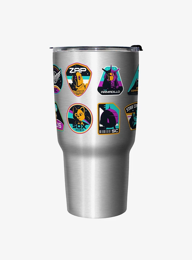 Disney Pixar Lightyear Icon Badges Travel Mug