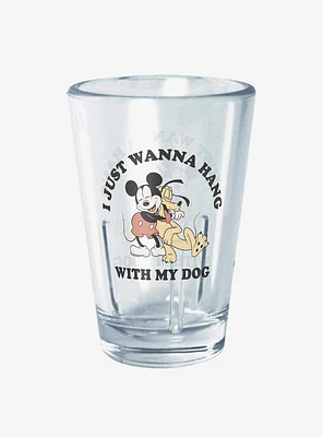 Disney Mickey Mouse Dog Lover Mini Glass