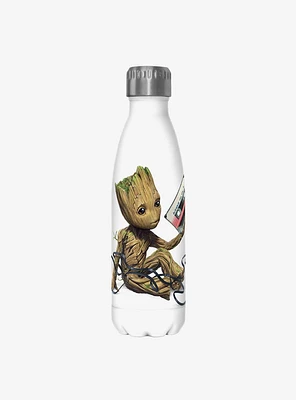 Marvel Groot Tape Stainless Steel Water Bottle
