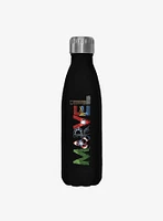 Marvel Hero Letters Stainless Steel Water Bottle