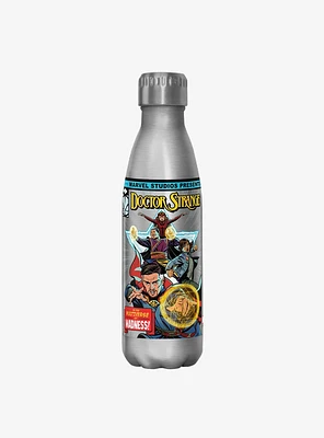Marvel Doctor Strange in the Multiverse of Madness Comic Cover Stainless Steel Water Bottle