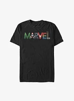 Marvel Hero Letters Logo T-Shirt