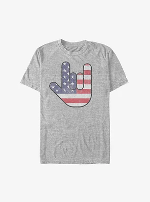 USA I Love You Sign Language T-Shirt