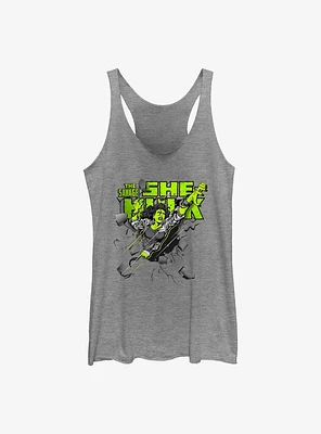 Marvel She Hulk Breakthrough Raw Edge Girls Tank