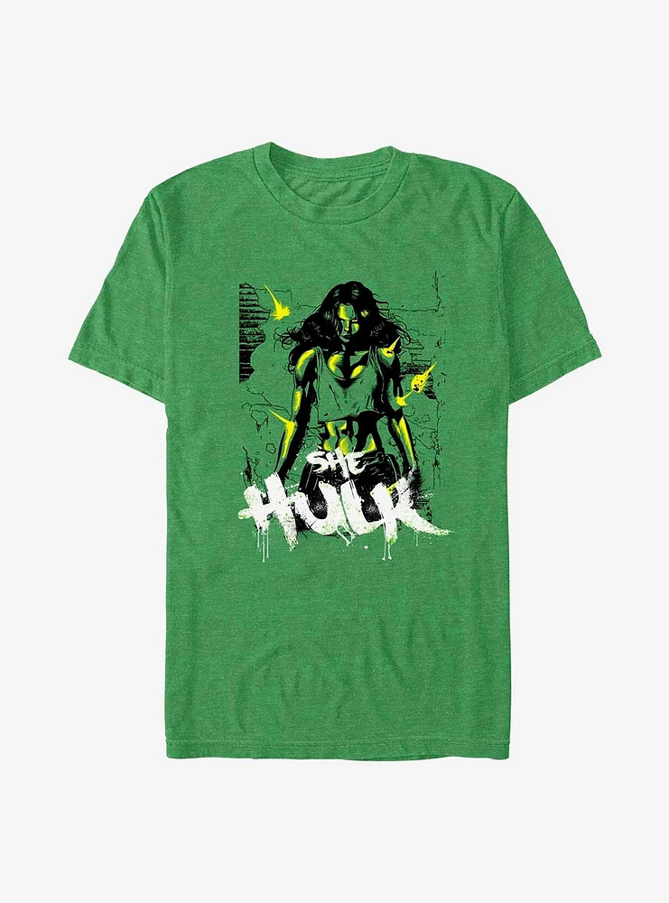 Marvel She Hulk Invincible Green T-Shirt