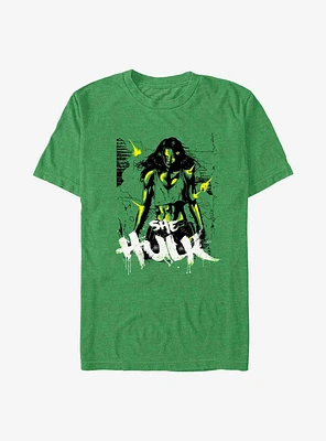 Marvel She Hulk Invincible Green T-Shirt