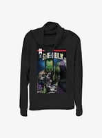 Marvel She Hulk Legacy Comic Book Cover Cowl Neck Long-Sleeve Girls Top