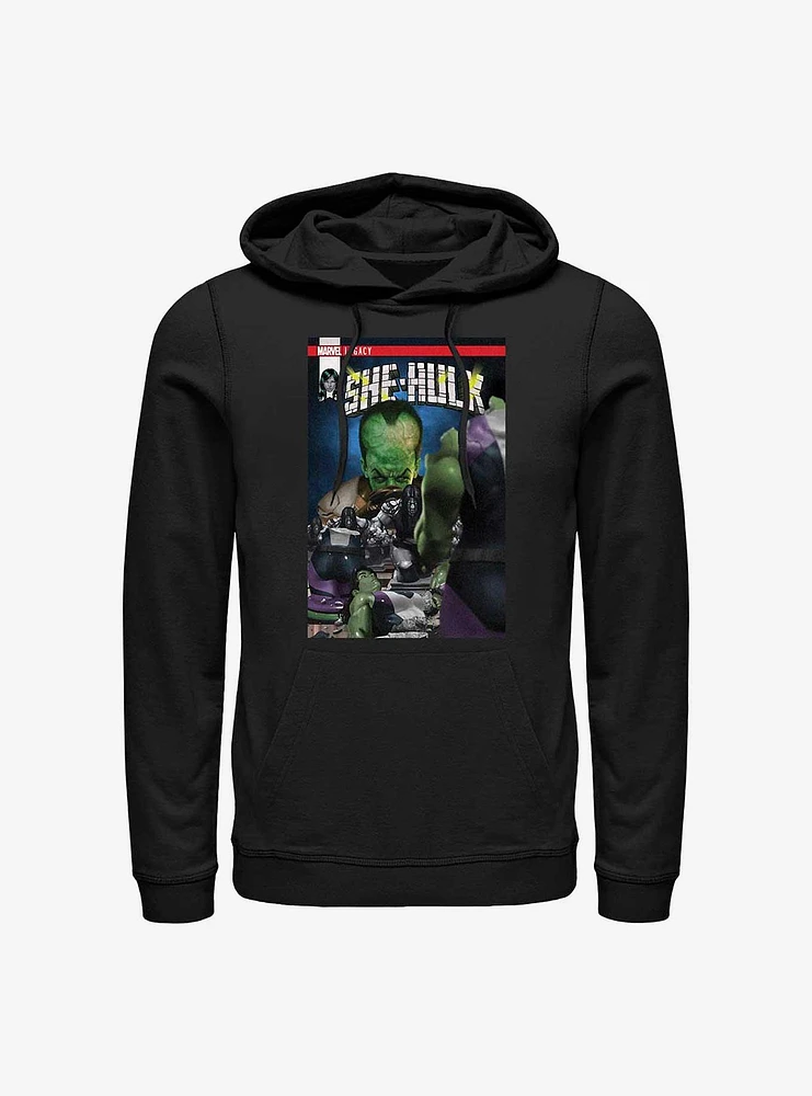 Marvel She Hulk Legacy Comic Book Cover Hoodie