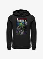 Marvel She Hulk Legacy Comic Book Cover Hoodie