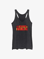 Marvel She Hulk Logo Raw Edge Girls Tank