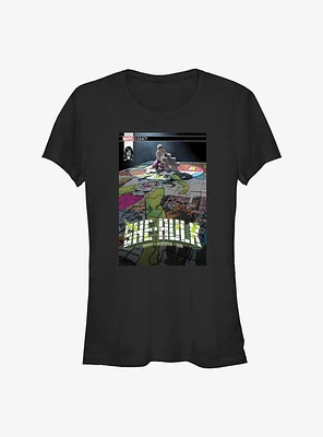 Marvel She Hulk Puzzle Comic Cover Girls T-Shirt