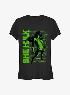 Marvel She Hulk Really Green Girls T-Shirt