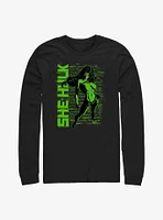 Marvel She Hulk Really Green Long-Sleeve T-Shirt