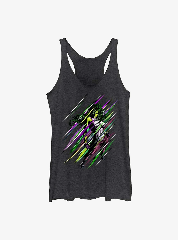 Marvel She Hulk Sensational Raw Edge Girls Tank