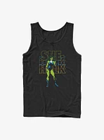 Marvel She Hulk Stacked Block Logo Tank