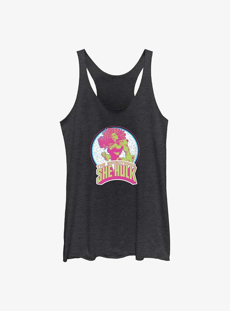 Marvel She Hulk The Sensational Raw Edge Girls Tank