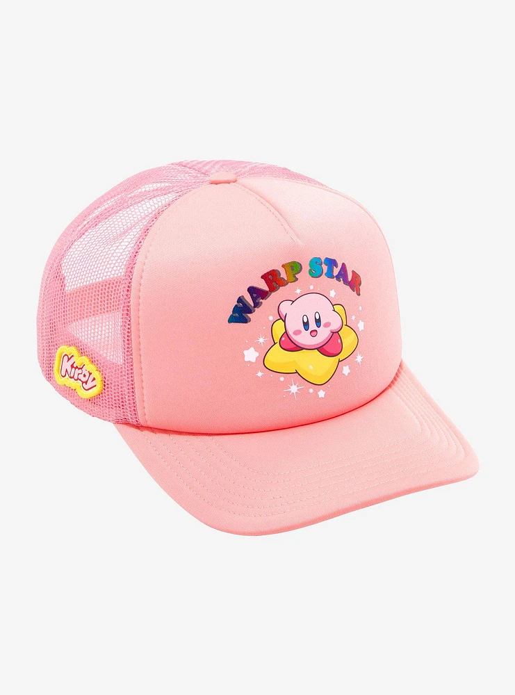 Kirby Warp Star Trucker Hat