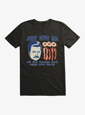 Parks And Recreation Ron Breakfast T-Shirt