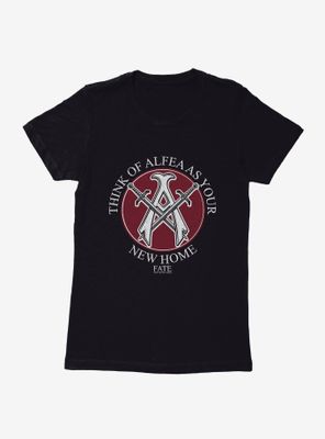 Fate: The Winx Saga Alfea Speckled Logo Womens T-Shirt