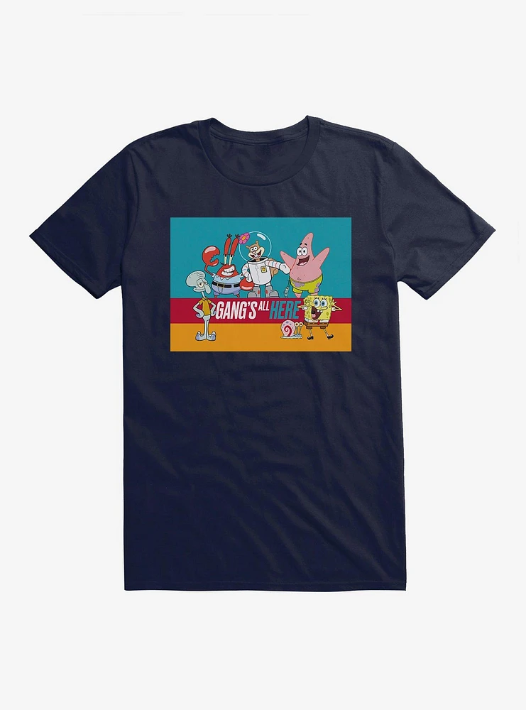 SpongeBob SquarePants Gang's All Here T-Shirt