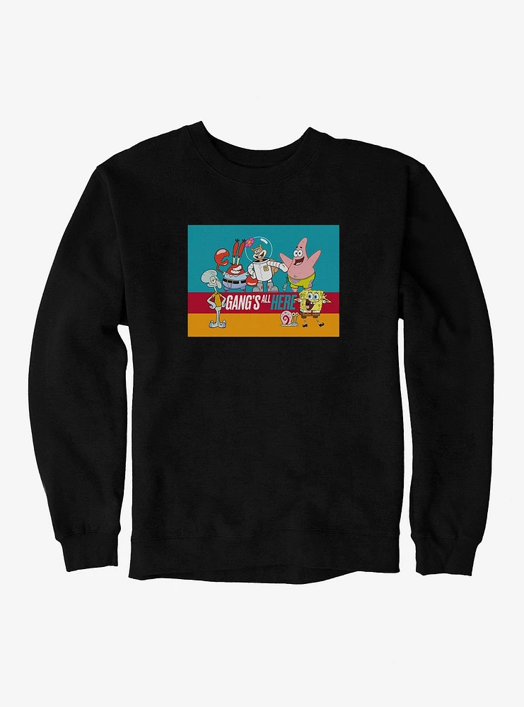 SpongeBob SquarePants Gang's All Here Sweatshirt