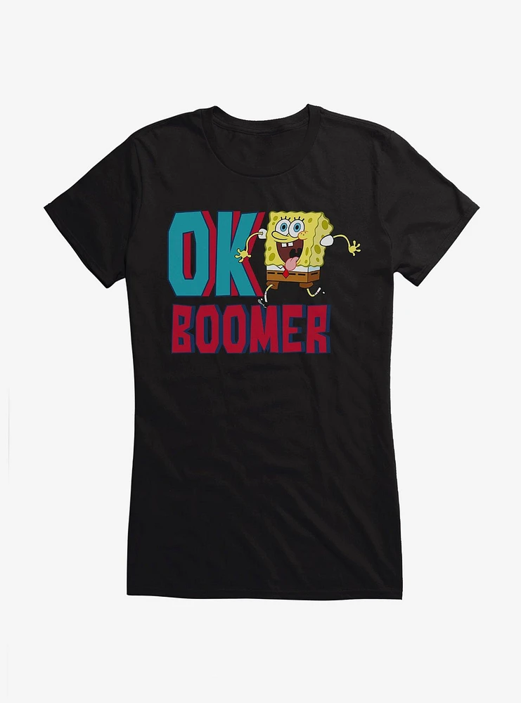 SpongeBob SquarePants Ok Boomer Girls T-Shirt