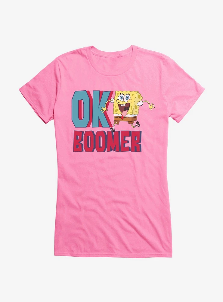 SpongeBob SquarePants Ok Boomer Girls T-Shirt