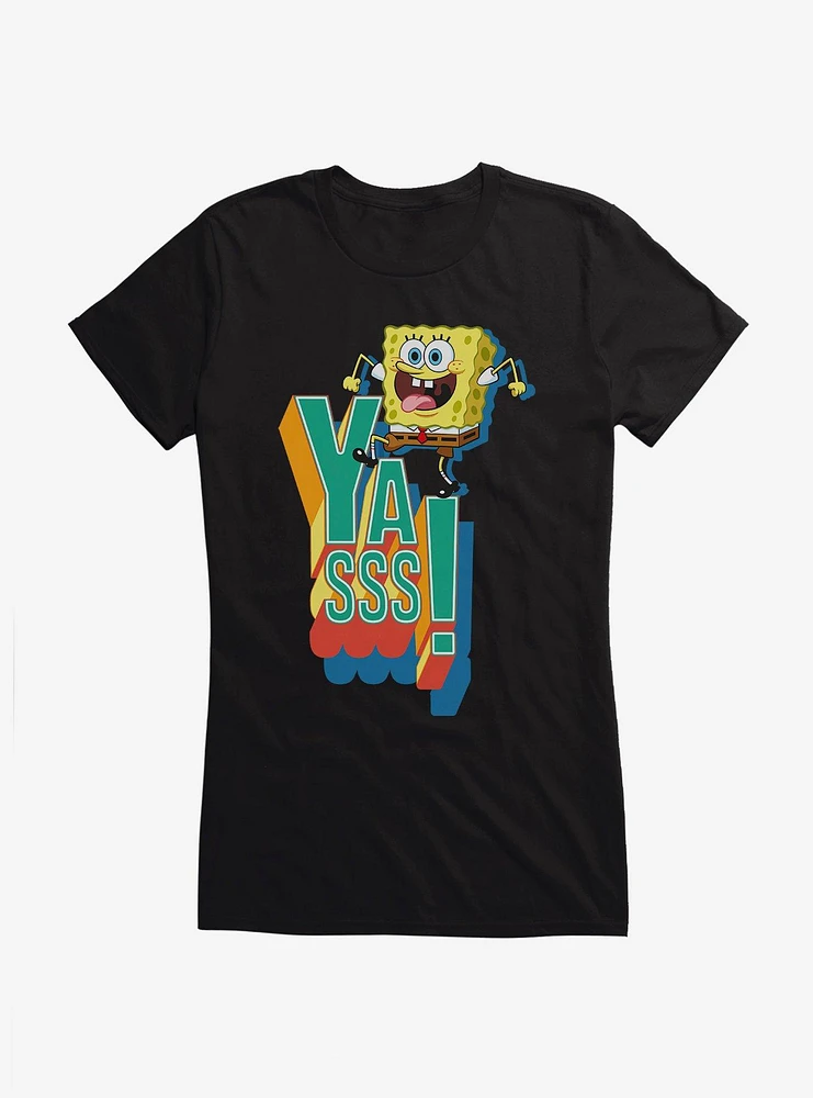 SpongeBob SquarePants Yasss Girls T-Shirt