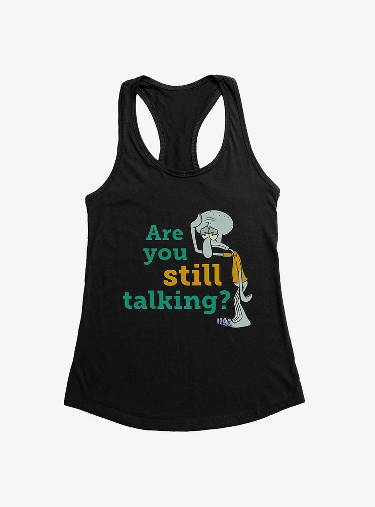 SpongeBob SquarePants Squidward Are You Still Talking Girls Tank