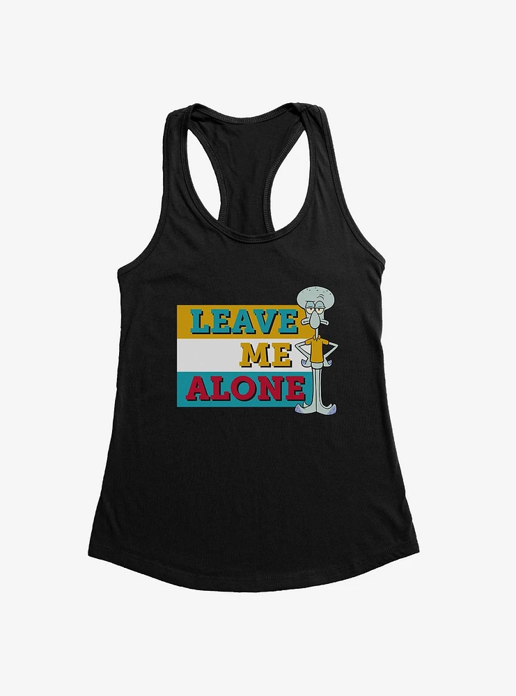 SpongeBob SquarePants Squidward Leave Me Alone Girls Tank