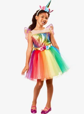 Rainbow Unicorn Youth Costume
