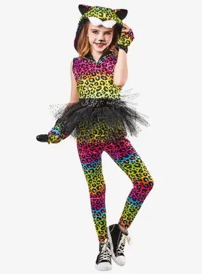 Neon Leopard Youth Costume