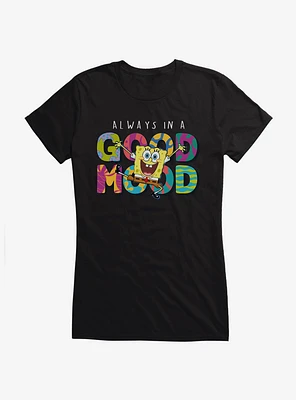 SpongeBob SquarePants Always A Good Mood Girls T-Shirt