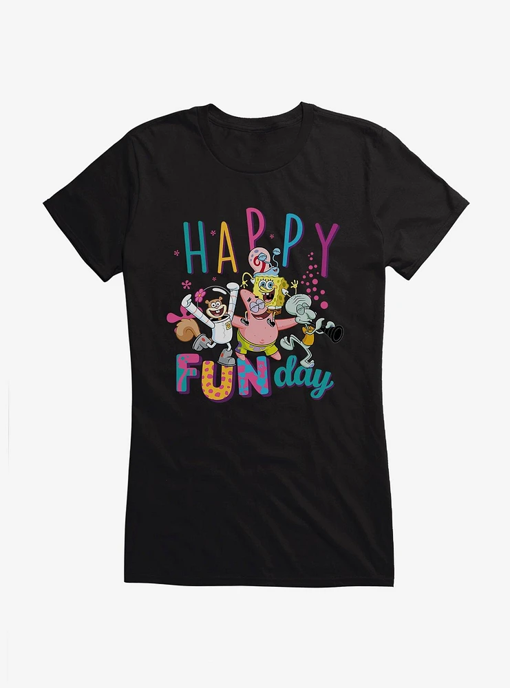 SpongeBob SquarePants Happy Fun Day Girls T-Shirt