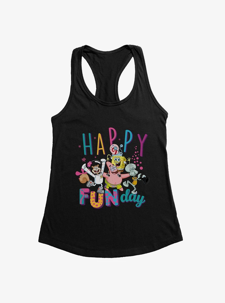 SpongeBob SquarePants Happy Fun Day Girls Tank Top