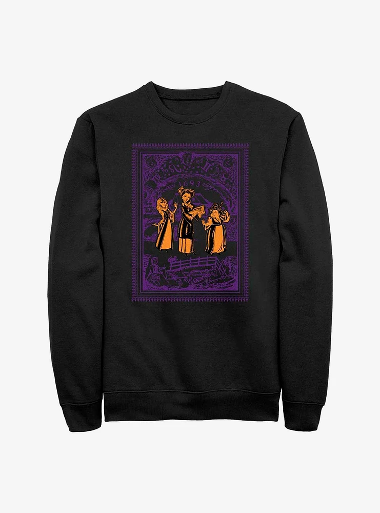 Disney Hocus Pocus Animated Sanderson Sisters Sweatshirt