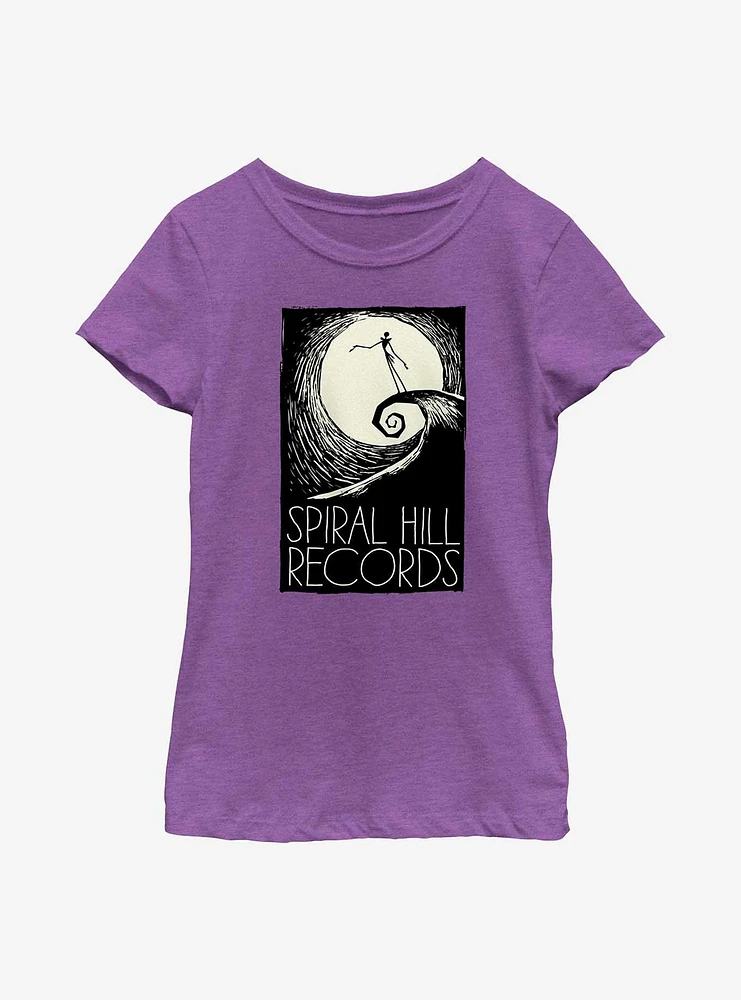 Disney The Nightmare Before Christmas Hill Records Youth Girls T-Shirt