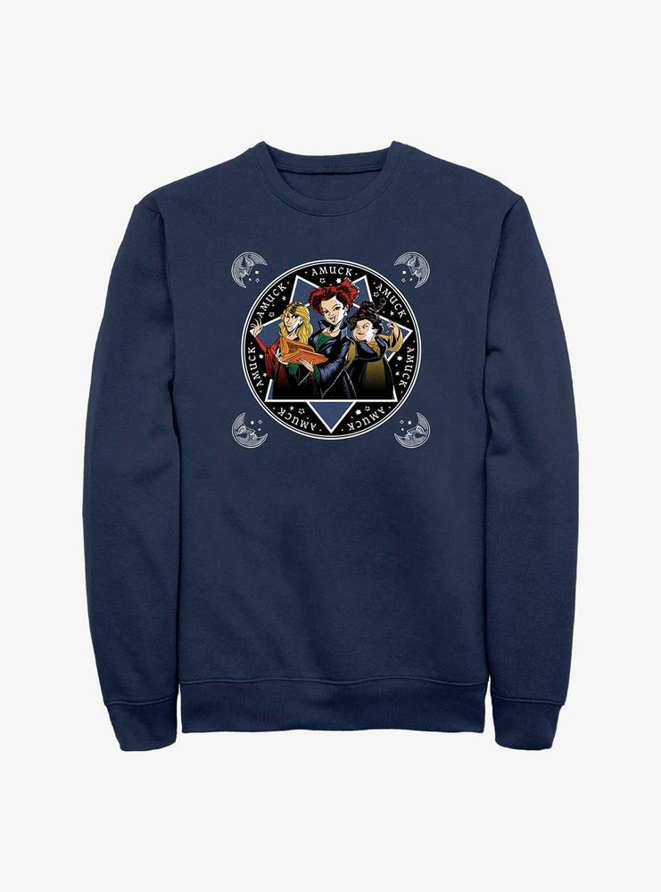 Disney Hocus Pocus Sanderson Sisters Cartoon Style Sweatshirt