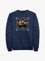 Disney Hocus Pocus Sanderson Sisters Cartoon Style Sweatshirt