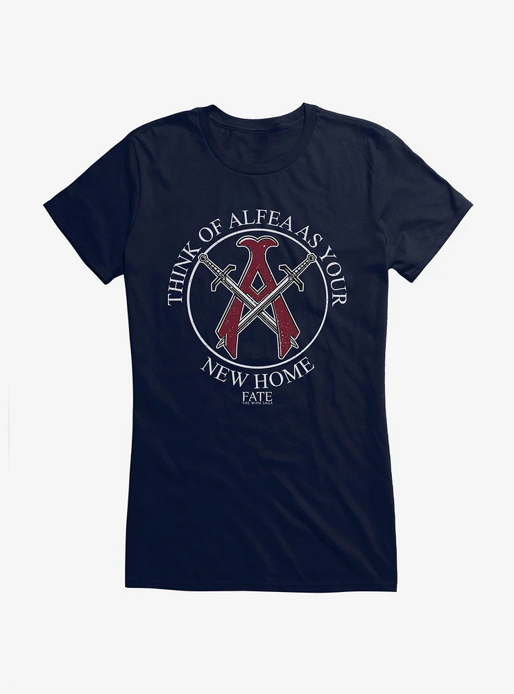 Fate: The Winx Saga Alfea New Home Logo Girls T-Shirt