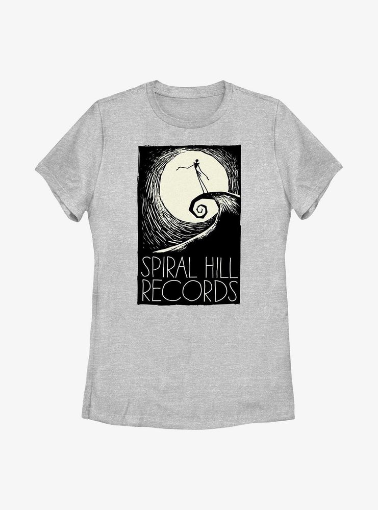 Disney The Nightmare Before Christmas Hill Records Womens T-Shirt